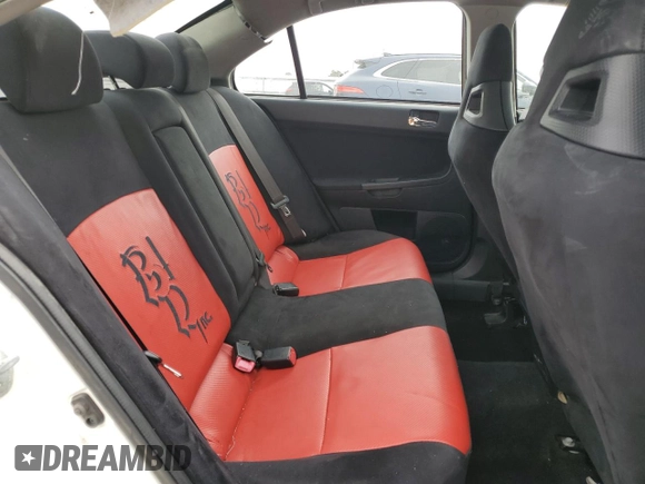 2011 Mitsubishi Lancer Evolution GSR with VIN JA32W8FV1BU029204, listed as a Copart auction lot 43207865 with 173,345 mi miles and Salvage Title. Bid and sale history available at carsss.com. Image 11.