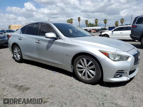 2015 Infiniti Q50 Premium z VIN JN1BV7AP6FM346086, wystawiony jako Copart lot #56973025 z przebiegiem 97 463 mil mil oraz Szkoda całkowita • Salvage title. Historia ofert i sprzedaży dostępna na DreamBid. Obrazek 4.