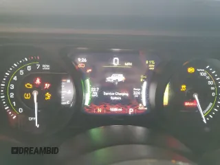 2024 Jeep Wrangler Sahara with VIN 1C4RJXP67RW223380, listed as a Copart auction lot 52192095 with 18,326 mi miles and Salvage Title. Bid and sale history available at DreamBid. Image 9.