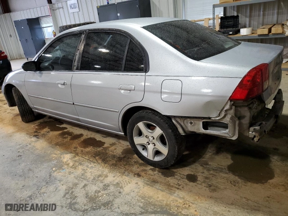 2004 Honda Civic VP with VIN 2HGES16364H588674, listed as a Copart auction lot 47623565 with 118,979 mi miles and Salvage Title. Bid and sale history available at carsss.com. Image 2.