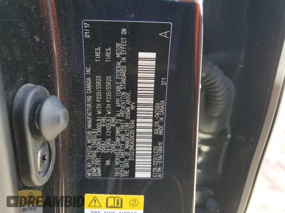 2017 Lexus RX 350 with VIN 2T2ZZMCA5HC051046, listed as a Copart auction lot 49676675 with 62,433 mi miles and Salvage title. Bid and sale history available at DreamBid. Image 14.