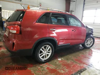 2015 Kia Sorento LX with VIN 5XYKT4A65FG644249, listed as a Copart auction lot 45676825 with 147,456 mi miles and Salvage Title. Bid and sale history available at carsss.com. Image 3.
