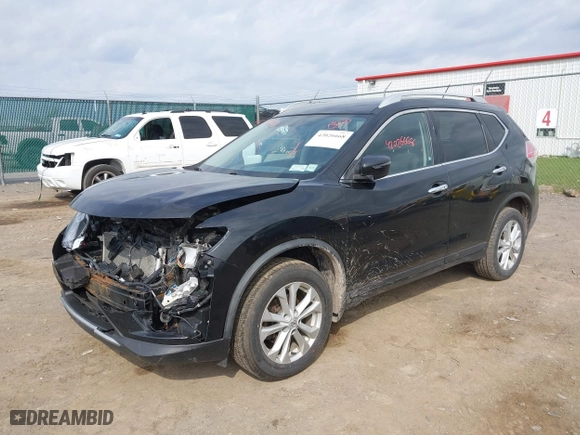2016 Nissan Rogue S with VIN KNMAT2MV0GP710160, listed as a IAAI auction lot 42026668 with 172,517 mi miles. Bid and sale history available at carsss.com. Image 2.
