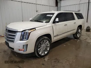 2015 Cadillac Escalade ESV Platinum z VIN 1GYS4UKJ4FR572648, wystawiony jako Copart lot #86715684 z przebiegiem 206 343 mil mil oraz Nie do naprawy • Non repairable. Historia ofert i sprzedaży dostępna na DreamBid. Obrazek 1.