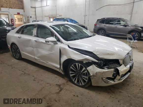 2019 Lincoln MKZ Hybrid Reserve II with VIN 3LN6L5MU8KR620816, listed as a Copart auction lot 58472075 with 38,421 mi miles and Salvage title. Bid and sale history available at DreamBid. Image 4.