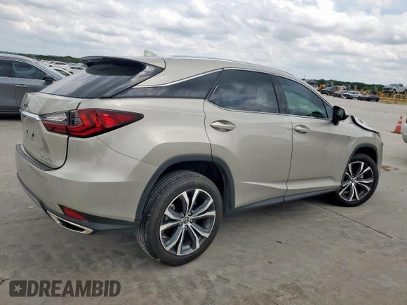 2021 Lexus RX 350 with VIN 2T2HZMAA3MC193923, listed as a Copart auction lot 55042225 with 16,206 mi miles and Salvage Title. Bid and sale history available at DreamBid. Image 3.