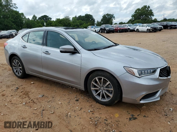 2020 Acura TLX with VIN 19UUB1F32LA007597, listed as a Copart auction lot 58562355 with 77,754 mi miles and Salvage title. Bid and sale history available at DreamBid. Image 4.