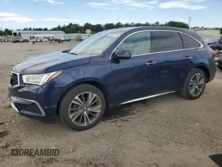 2019 Acura MDX Technology z VIN 5J8YD4H56KL019816, wystawiony jako Copart lot #65095775 z przebiegiem 82 188 mil mil oraz Szkoda całkowita • Salvage title. Historia ofert i sprzedaży dostępna na DreamBid. Obrazek 1.
