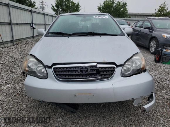 2006 Toyota Corolla CE with VIN 1NXBR32E56Z584627, listed as a Copart auction lot 58849515 with 104,530 mi miles and Salvage title. Bid and sale history available at DreamBid. Image 5.