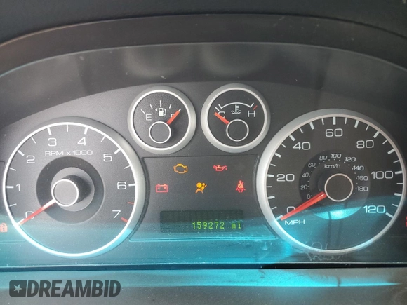 2007 Ford Fusion SE with VIN 3FAHP071X7R140909, listed as a Copart auction lot 52184565 with 159,272 mi miles and Salvage Title. Bid and sale history available at carsss.com. Image 9.