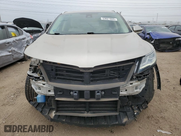 2015 Lincoln MKC z VIN 5LMCJ1A93FUJ07566, wystawiony jako Copart lot #53621655 z przebiegiem 116 018 mil mil oraz Szkoda całkowita • Salvage title. Historia ofert i sprzedaży dostępna na DreamBid. Obrazek 5.