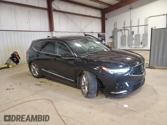 2023 Acura MDX with VIN 5J8YE1H37PL018059, listed as a Copart auction lot 45511545 with 30,851 mi miles and Salvage Title. Bid and sale history available at carsss.com. Image 4.