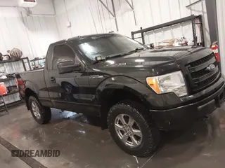 2014 Ford F-150 XL with VIN 1FTMF1EM8EFB34695, listed as a IAAI auction lot 41743020 with 129,749 mi miles. Bid and sale history available at carsss.com. Image 14.