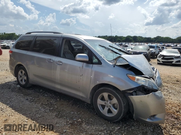 2011 Toyota Sienna LE AAS with VIN 5TDKK3DC8BS099367, listed as a Copart auction lot 56113655 with 182,851 mi miles and Salvage title. Bid and sale history available at DreamBid. Image 4.