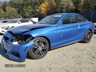 2020 BMW 2 Series 230i with VIN WBA2J1C06L7E98238, listed as a Copart auction lot 77156394 with 16,761 mi miles and Salvage Title. Bid and sale history available at carsss.com. Image 1.