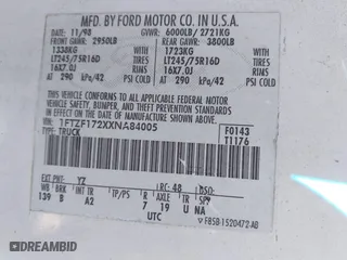 1999 Ford F-150 Work Series with VIN 1FTZF172XXNA84005, listed as a IAAI auction lot 41683608 with 289,294 mi miles. Bid and sale history available at carsss.com. Image 9.