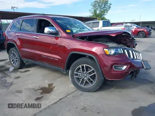 2019 Jeep Grand Cherokee Limited with VIN 1C4RJFBG9KC724143, listed as a IAAI auction lot 40754078 with 81,011 mi miles. Bid and sale history available at carsss.com. Image 1.