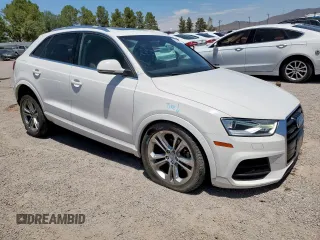 2016 Audi Q3 Premium Plus with VIN WA1EFCFS0GR019940, listed as a Copart auction lot 63771625 with 98,591 mi miles and Salvage title. Bid and sale history available at DreamBid. Image 4.