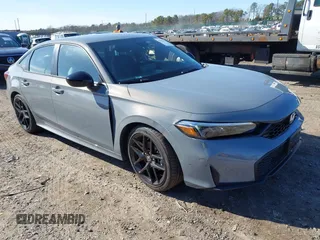 2025 Honda Civic Sport with VIN 2HGFE2F5XSH521799, listed as a IAAI auction lot 41831110 with 5,406 mi miles and . Bid and sale history available at DreamBid. Image 1.