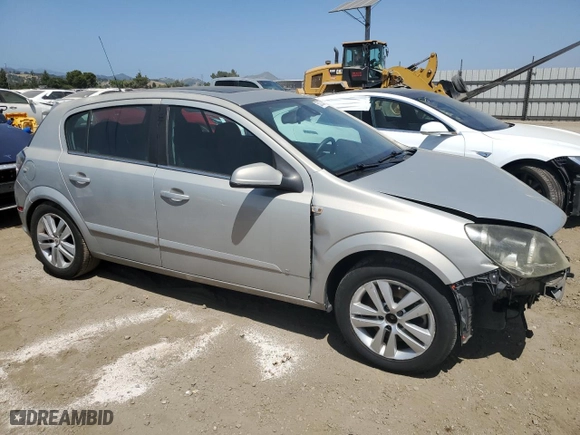 2008 Saturn Astra XR with VIN W08AT671385077062, listed as a Copart auction lot 55727034 with NaN miles and Salvage Title. Bid and sale history available at carsss.com. Image 4.