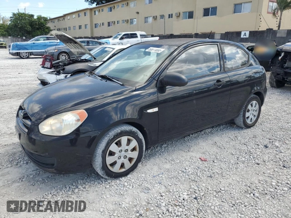 2008 Hyundai Accent GS with VIN KMHCM36C58U069979, listed as a Copart auction lot 50611095 with 101,574 mi miles and Clean Title. Bid and sale history available at carsss.com. Image 1.