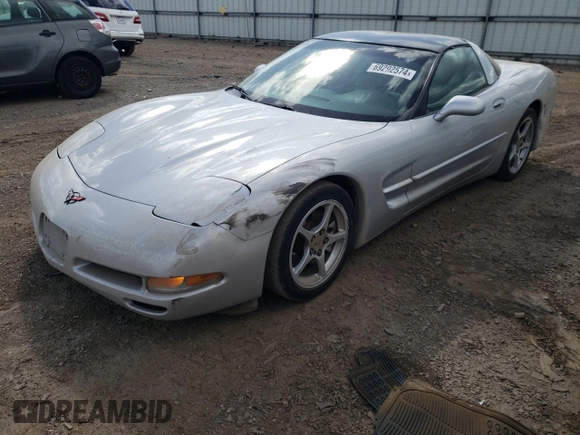 2000 Chevrolet Corvette with VIN 1G1YY22G7Y5103683, listed as a Copart auction lot 69292574 with 104,614 mi miles and Salvage Title. Bid and sale history available at carsss.com. Image 1.