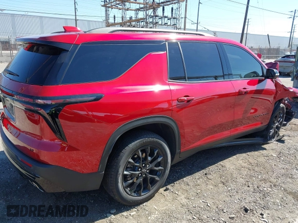 2024 Chevrolet Traverse FWD LT with VIN 1GNERGKS9RJ148567, listed as a IAAI auction lot 42233710 with 17,536 mi miles and . Bid and sale history available at DreamBid. Image 4.