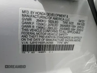 2023 Acura MDX w/A-Spec Package with VIN 5J8YE1H05PL042995, listed as a Copart auction lot 62337905 with 45,893 mi miles and Salvage title. Bid and sale history available at DreamBid. Image 13.