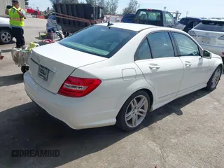 2012 Mercedes-Benz C-Class C 250 Sport with VIN WDDGF4HB4CA629310, listed as a IAAI auction lot 41760959 with 105,288 mi miles. Bid and sale history available at carsss.com. Image 4.