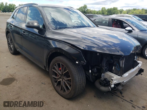 2022 Audi SQ5 Prestige with VIN WA1C4AFY1N2030814, listed as a Copart auction lot 60166714 with 35,197 mi miles and Salvage Title. Bid and sale history available at carsss.com. Image 4.