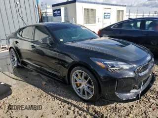 2022 Kia Stinger GT1 with VIN KNAE45LC9N6119485, listed as a Copart auction lot 51492775 with 30,177 mi miles and Clean Title. Bid and sale history available at DreamBid. Image 4.