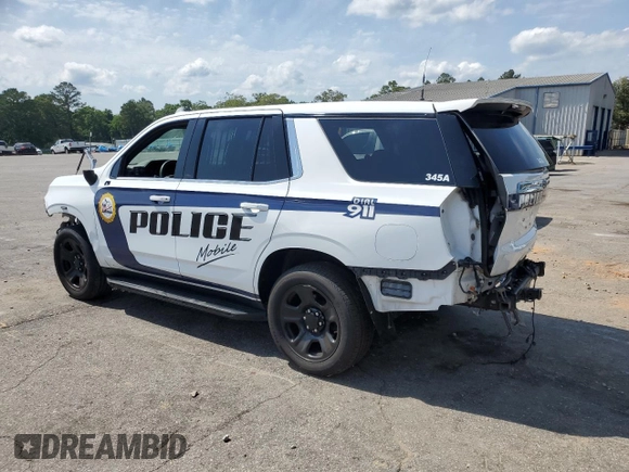 2021 Chevrolet Tahoe Commercial z VIN 1GNSCLED3MR458377, wystawiony jako Copart lot #57302405 z przebiegiem 26 846 mil mil oraz Szkoda całkowita • Salvage title. Historia ofert i sprzedaży dostępna na DreamBid. Obrazek 2.