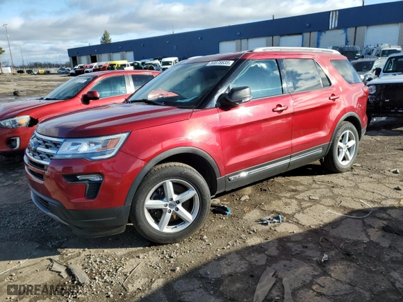 2019 Ford Explorer XLT with VIN 1FM5K7D82KGA70761, listed as a Copart auction lot 50878835 with 102,371 mi miles and Clean Title. Bid and sale history available at carsss.com. Image 1.