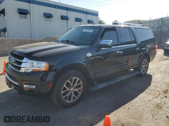 2015 Ford Expedition Max XLT with VIN 1FMJK1JT7FEF43088, listed as a Copart auction lot 64259455 with 135,522 mi miles and Salvage title. Bid and sale history available at DreamBid. Image 1.