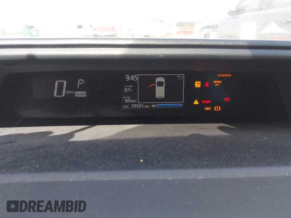 2018 Toyota Prius One with VIN JTDKDTB35J1599544, listed as a IAAI auction lot 42041925 with 79,501 mi miles and . Bid and sale history available at DreamBid. Image 7.