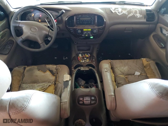 2002 Toyota Sequoia Limited with VIN 5TDZT38A72S107608, listed as a Copart auction lot 71520604 with 161,535 mi miles and Salvage Title. Bid and sale history available at carsss.com. Image 8.
