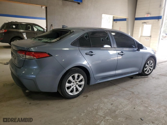 2023 Toyota Corolla LE with VIN 5YFB4MDE9PP042807, listed as a Copart auction lot 47405295 with 31,475 mi miles and Salvage Title. Bid and sale history available at carsss.com. Image 3.