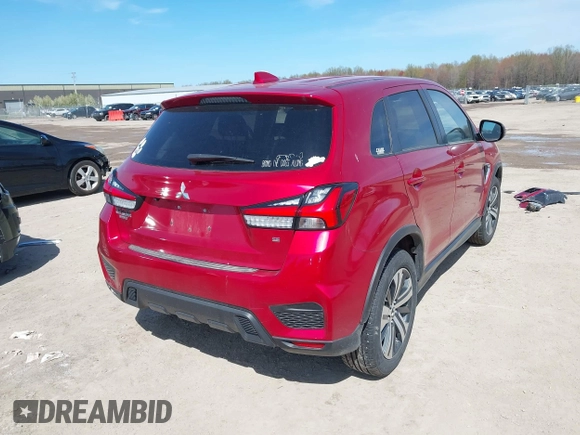 2021 Mitsubishi Outlander ES with VIN JA4ARUAU5MU024080, listed as a IAAI auction lot 42102019 with 83,915 mi miles and . Bid and sale history available at DreamBid. Image 4.