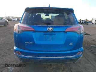 2018 Toyota RAV4 LE with VIN JTMBFREV4JJ717092, listed as a IAAI auction lot 41492235 with 127,643 mi miles. Bid and sale history available at carsss.com. Image 16.