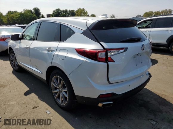 2022 Acura RDX w/Technology Package with VIN 5J8TC2H52NL016904, listed as a Copart auction lot 71400284 with 13,024 mi miles and Salvage Title. Bid and sale history available at carsss.com. Image 2.