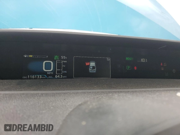 2020 Toyota Prius LE z VIN JTDKARFP0L3120902, wystawiony jako Copart lot #57867295 z przebiegiem 116 133 mil mil oraz Czysty tytuł • Clean title. Historia ofert i sprzedaży dostępna na DreamBid. Obrazek 9.