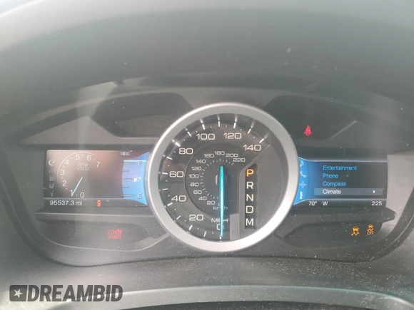 2013 Ford Explorer XLT with VIN 1FM5K8D88DGC04777, listed as a Copart auction lot 53450265 with 95,537 mi miles and Salvage Title. Bid and sale history available at carsss.com. Image 9.