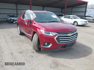 2018 Chevrolet Traverse High Country with VIN 1GNEVKKW0JJ106147, listed as a IAAI auction lot 41995736 with 95,512 mi miles. Bid and sale history available at carsss.com. Image 1.