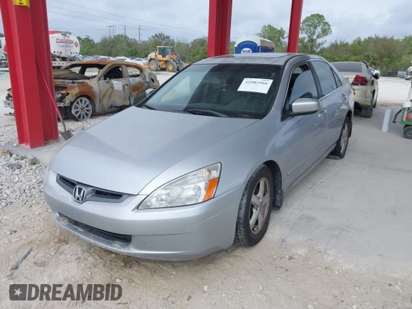 2005 Honda Accord EX-L z VIN 1HGCM668X5A009454, wystawiony jako IAAI lot #41082566 z przebiegiem 206 652 mil mil oraz . Historia ofert i sprzedaży dostępna na DreamBid. Obrazek 2.