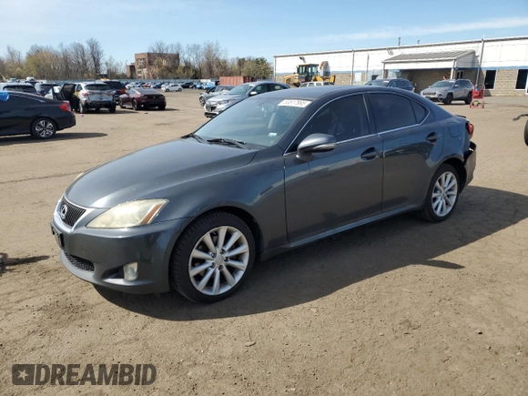 2009 Lexus IS 250 with VIN JTHCK262692030311, listed as a Copart auction lot 53617995 with 228,924 mi miles and Salvage Title. Bid and sale history available at DreamBid. Image 1.