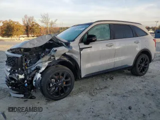 2023 Kia Sorento SX Prestige with VIN 5XYRKDLF0PG189486, listed as a Copart auction lot 82434574 with 19,972 mi miles and Salvage Title. Bid and sale history available at carsss.com. Image 1.