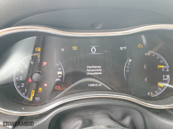 2016 Jeep Grand Cherokee Limited 75th Anniversary with VIN 1C4RJFBG3GC365489, listed as a Copart auction lot 42722955 with 140,815 mi miles and Clean Title. Bid and sale history available at carsss.com. Image 9.