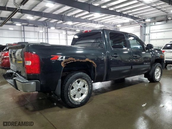 2009 Chevrolet Silverado 1500 LTZ with VIN 3GCEK33M29G286099, listed as a Copart auction lot 51917955 with 160,443 mi miles and Salvage Title. Bid and sale history available at carsss.com. Image 3.