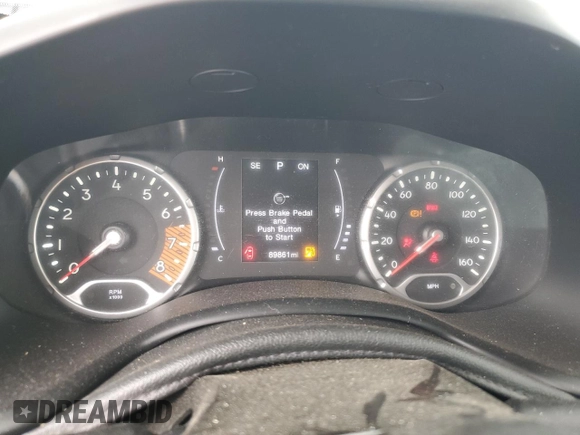 2020 Jeep Renegade Altitude with VIN ZACNJABB8LPL71720, listed as a Copart auction lot 56485415 with 89,861 mi miles and Salvage title. Bid and sale history available at DreamBid. Image 9.