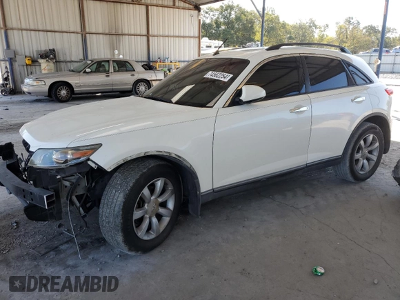 2003 Infiniti FX35 w/Options with VIN JNRAS08W23X003016, listed as a Copart auction lot 74562254 with 120,351 mi miles and Salvage Title. Bid and sale history available at carsss.com. Image 1.